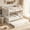 White, variant on Full Over Full Bunk Bed with Trundle, Wood Bunk Bed with Safety Guardrail & Ladders, Separates Into 2 Full Size Platform Bed, Trundle Bunk Bed for Teens Adults (Brown)