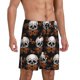 thumbnail image 2 of Fotbe Butterfly Skull Pantalones Cortos de Pijama para Hombre, Ropa de Dormir, Pantalones de Pijama Cortos para Hombre-Large, 2 of 6