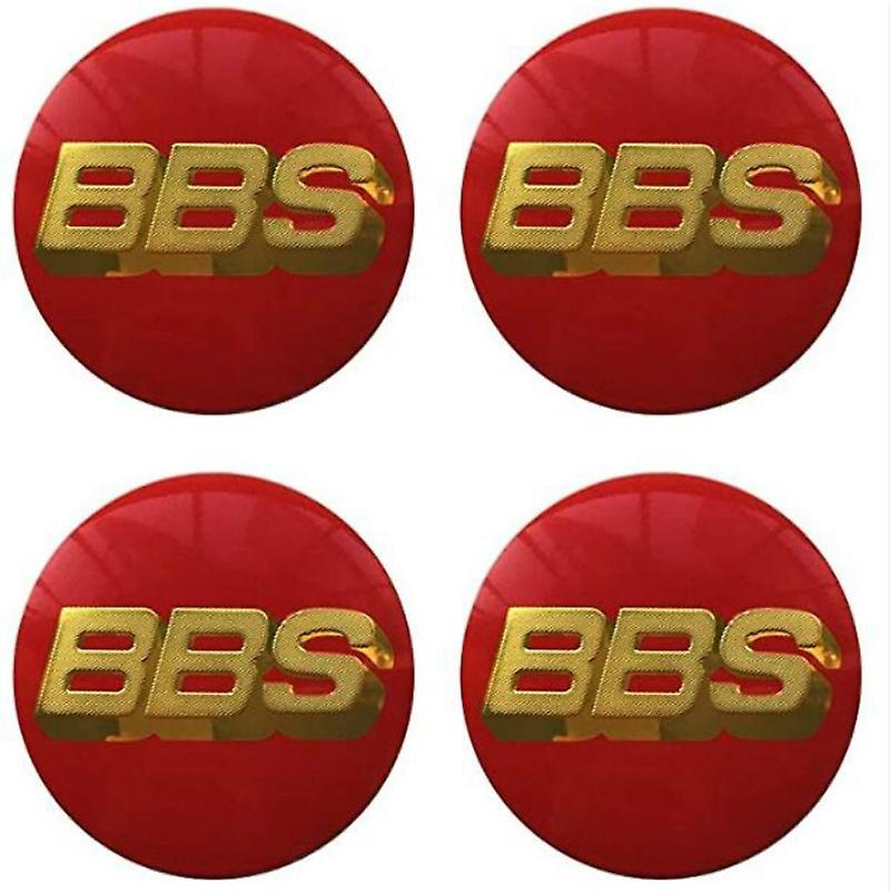 Bbs Wheel Center Caps Emblems Pcs Set 56mm 60mm 65mm 70mmbbs Car Cap Logo  Badge Sticker Auto Wheel Center Cap Hub Emblems-SIZE：redgold70mm 