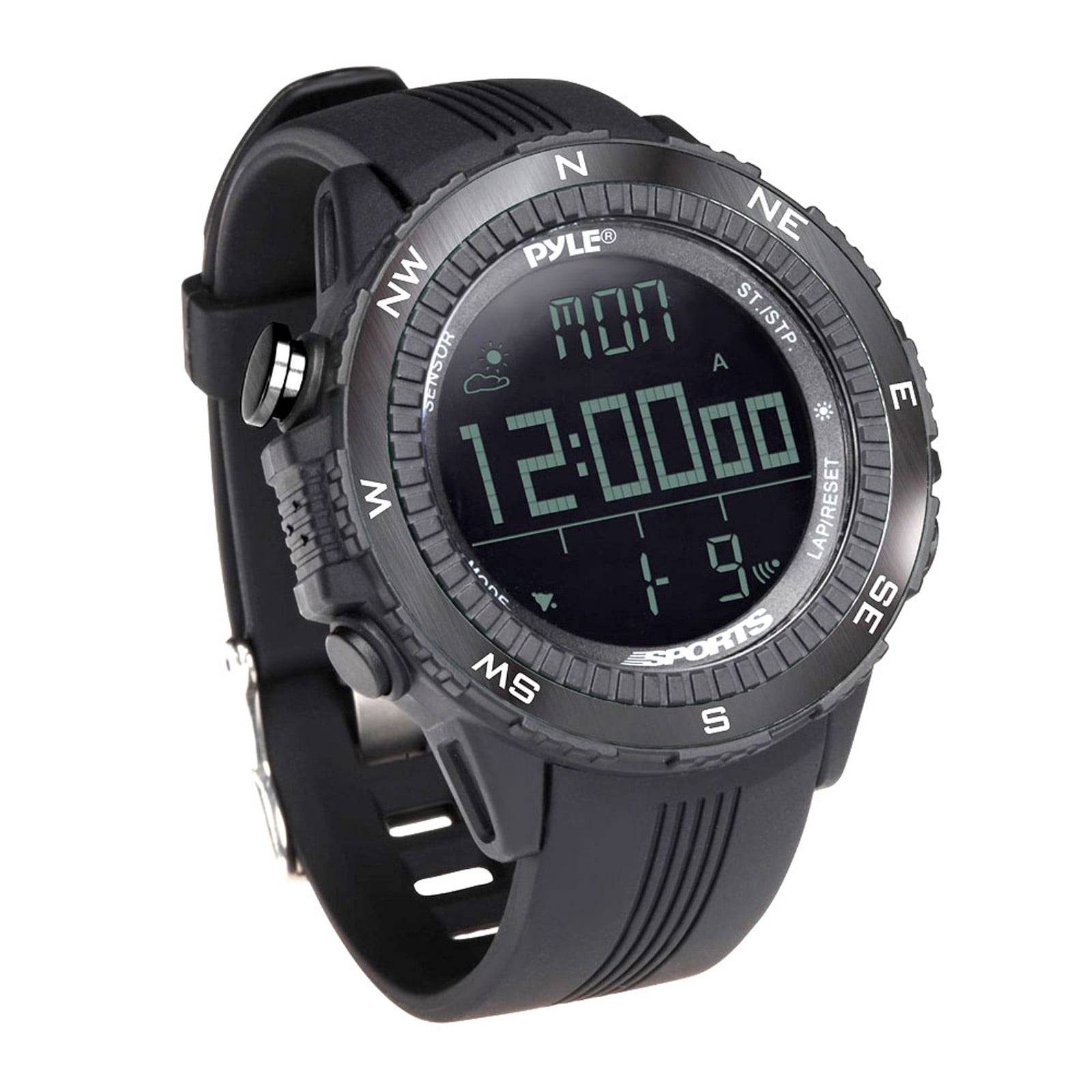 Pyle Multifunct Active Sports Watch with Altimeter, Barometer, Chronograph, Compass, Count-Down Timer, Measuring &... by Pyle