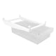 thumbnail image 4 of Organizador de refrigerador con asa extendida y palanca de resorte, libre de BPA, 1 rejilla, organizador de cajón colgante para refrigerador, para alimentos, frutas y verduras., 4 of 14