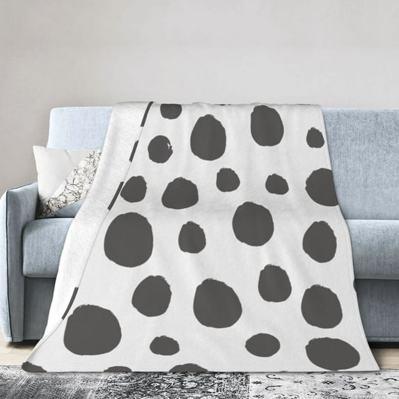 Gray Leopard Texture Throw Blanket, Anti-Pilling Ultra-Soft Micro Fleece Cover Blanket for Bed Sofa, for All Seasons, 40"x30"