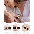 thumbnail image 6 of Wearlizer Magnetic Stretchy Band Compatible with Versa 4/3/Sense 2/Sense, Celtic Knot Elastic Nylon Watch Strap for Women Men, Dressy Soft Fabric Wristband with Magnetic Clasp, 6 of 7