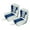 White/Blue, variant on MSC Fishing Folding Boat Seats,One Pair Pack (S103 White/Blue)