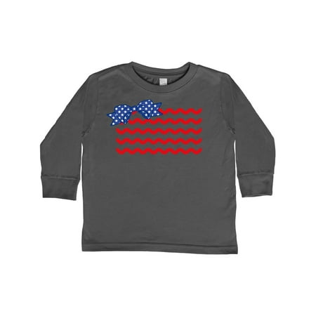 

Inktastic Rick Rack Flag Gift Toddler Toddler Girl Long Sleeve T-Shirt