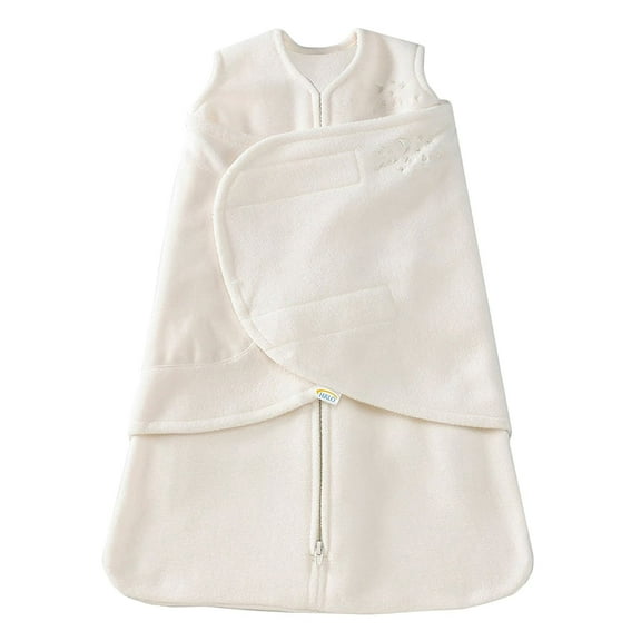 HALO SleepSack Swaddle, Cream, Micro-Fleece, Newborn