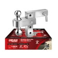 thumbnail image 7 of Uriah Products Adjustable Aluminum Hitch Mount w/ 2" & 2.31" Balls, Silver, 7 of 7
