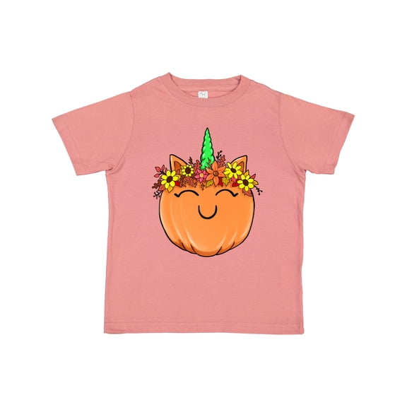 Inktastic Pumpkin Unicorn for Halloween and Thanksgiving Boys or Girls Toddler T-Shirt