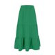 thumbnail image 4 of Falda boho de verano con cintura elástica y pliegues en línea A para mujer: falda de playa fluida con bolsillos, poliéster ligero para primavera/verano/otoño., 4 of 4