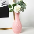 thumbnail image 3 of MERILER Plastic Imitation Glazed Vase for Living Room Decor - Perfect for Flower Arrangements, Dried Flower Displays, and TV Cabinet Decoration - Elegant Flower Pot & Utensil, 3 of 6