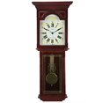 thumbnail image 2 of Bedford Clock Collection BED7247 Redwood 23 in. Wall Clock with Pendulum & Chime, 2 of 4
