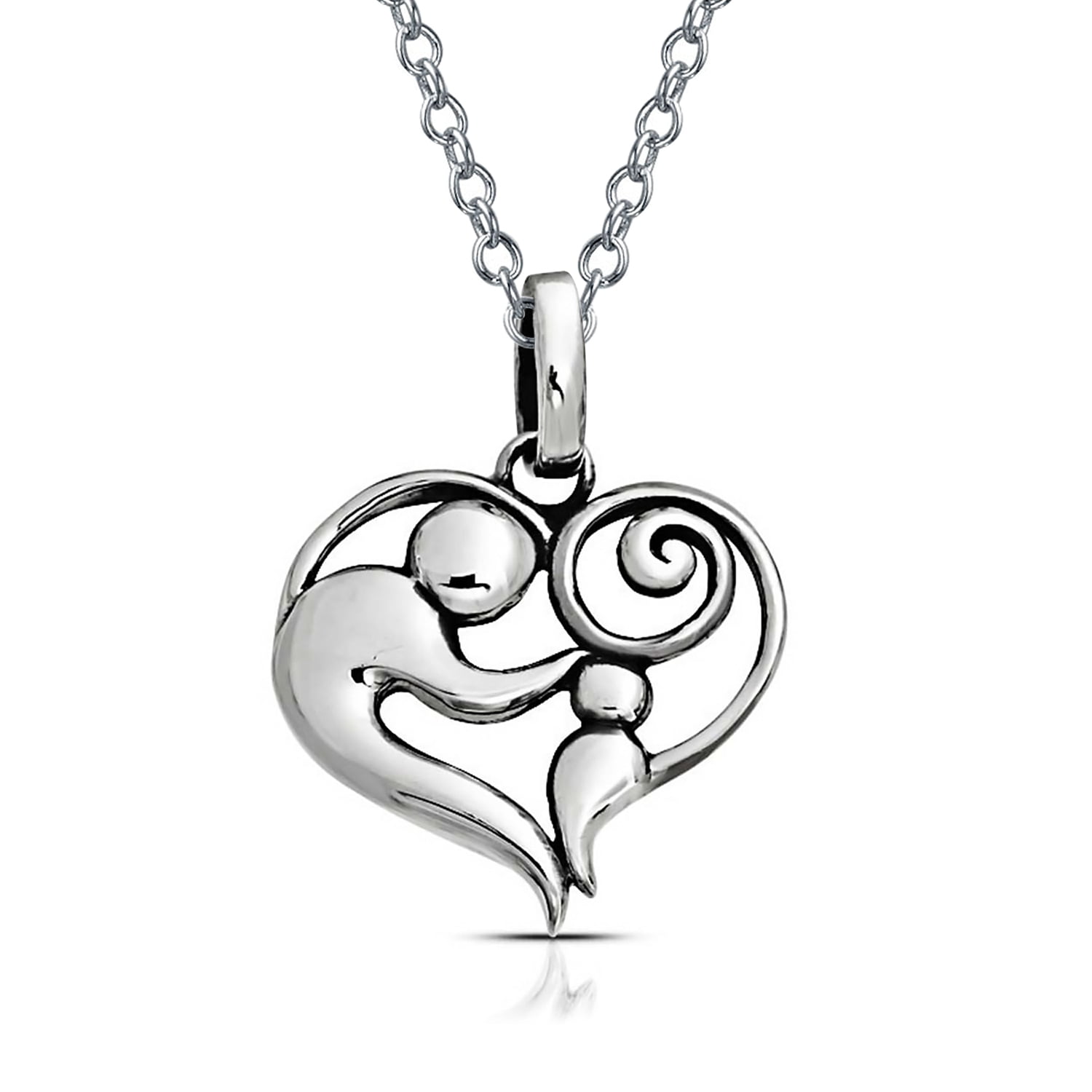 heart shaped pendant necklace