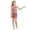 Red, variant on HXWCHs Girls Sparkly Sequin Print Dress Asymmetric Hem Round Neck Sleeveless Party Wear formal Occasion 3-4Years Hot Pink