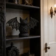 thumbnail image 4 of THOPBPRK 10.24 Inch Halloween Woven Bat Figurine Decorations, Boho Style Seagrass Bat Ornament, Living Room Courtyard Halloween Decor, Balck I, 4 of 6