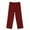 Burgundy, variant on Bienzoe Girl's School Uniforms High Tech Durable Adjust Waist Pants Grey 14