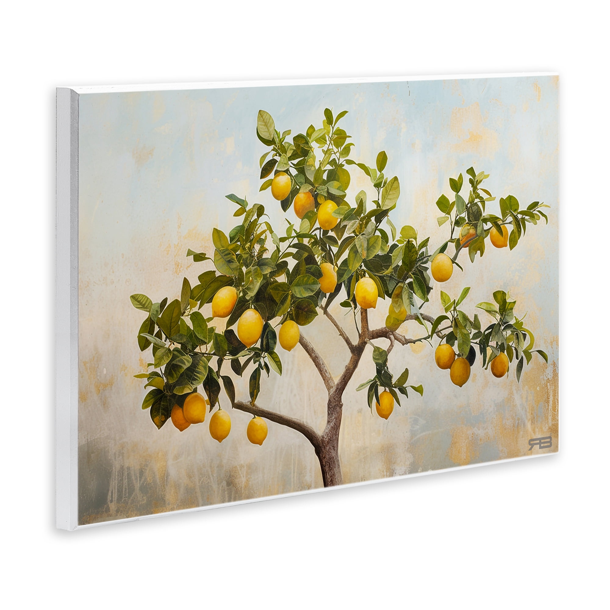 Stupell Industries Lemon Tree Branches Food & Beverage Painting Unframed Art Print Wall Art, 19 x 13