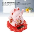 thumbnail image 3 of Solar Lucky Cat, ABS Waving Arm Solar Powered Lucky Money Cat Traditional Chinese Style  for Car, 3 of 7