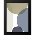 thumbnail image 2 of Urban Epiphany 19x24 Black Modern Framed Museum Art Print Titled - MidCentury Navy Taupe 3, 2 of 5