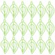 thumbnail image 1 of 30pcs clips de papel periódicos hojas lindos clips de memorando de papel clips para la oficina escolar, 1 of 5