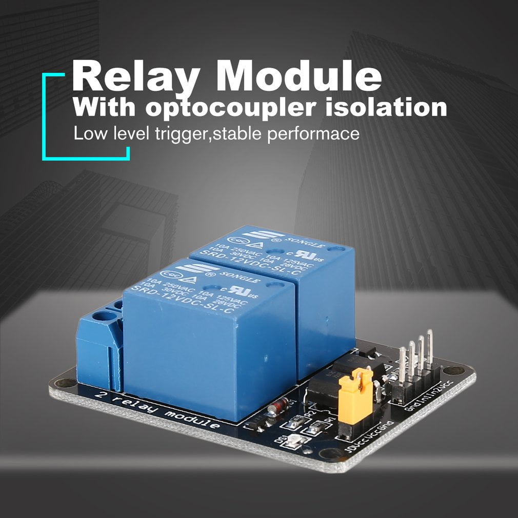 10 Pack 1-Channel Relay Module With Optocoupler Low Level Trigger for Arduino