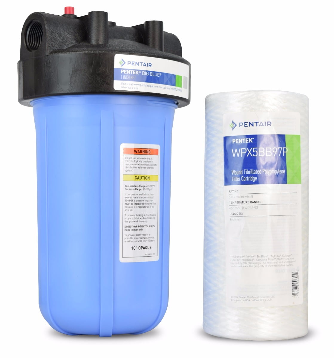 WECO BB10SED Big Blue Water Filter System for Sediment Filtration