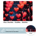 thumbnail image 2 of Valentine's Day Polyester Indoor/Door/Bath Rugs: Non-Slip, Machine Washable Mats, 2 of 6