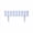 B, variant on HuiXinOu Yard Fence Small Garden Border, Mini White Picket Fence with Ground Stakes, Outdoor Decorative Edge for Flower Beds Lawn