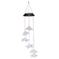 thumbnail image 1 of Solar 6 Turtle Wind Chime Chandelier Ip44 Flash Lento Colorido MABOTO Lámpara solar, 1 of 7