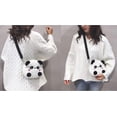 thumbnail image 2 of Bolso bandolera HUOGUO Lindo Panda de peluche con forma de aguacate para mujer, 2 of 5
