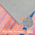 thumbnail image 2 of GlowSol 8' x 10' Area Rug Modern Washable Abstract Rug Soft Low Pile Non Slip Rugs for Living Room Bedroom, Blue/Pink/Multi, 2 of 7