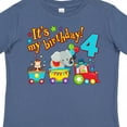 thumbnail image 4 of Inktastic Its My Birthday Circus Train 4th Birthday Boys or Girls Toddler T-Shirt, 4 of 5