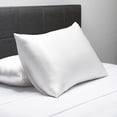 thumbnail image 6 of Fishers Finery 30 Momme 100% Pure Mulberry Silk Pillowcase for Hair & Skin, Grade 6A, Queen, Natural White, 6 of 7
