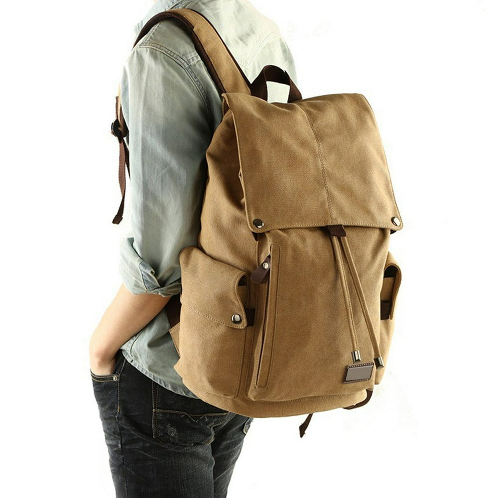 mens canvas laptop backpack