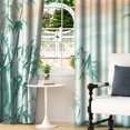 thumbnail image 4 of LFEEY Blackout Curtains, Bamboo Ink Print Curtain for Kitchen Bedroom, 42x63 inches, 2 Panels, 4 of 4