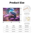 thumbnail image 2 of Logiee Beautiful Flower Blue Bird Print Canvas Wall Art ,Art Poster,Canvas Decorative Picture,Decor Wall Pictures for Living Room Bedroom Bathroom,Ready to Hang, 2 of 6