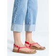 thumbnail image 2 of Free Assembly Women's Rope Footbed Sandal, 2 of 7