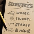 thumbnail image 2 of Rite in the Rain All Weather Index Cards 3"" x 5"" Universal Pattern Tan (No. 991T), 2 of 5