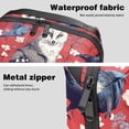thumbnail image 4 of American Flag Oxford Fabric Waterproof Digital Bag Cable Organizer Travel Small Holder for Charger, Hard Drive - 5.9x9.44x3.14 in., 4 of 6