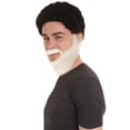 thumbnail image 2 of HPO Adult Men's Synthetic Hair Short Beard Cosplay Facial Hair Multiple Color Options, 2 of 5