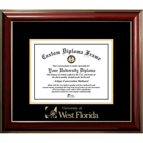 University of West Florida Classic Diploma Frame