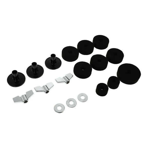 STRANDCHIC 18-Piece Drum Kit Non- Pads Set to Sound Quality and Stability for Drummers