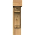 thumbnail image 2 of Ekena Millwork 5 1/2"W x 18"D x 22"H Olympic Block Smooth Bracket w/ Offset Brace, Western Red Cedar, 2 of 25