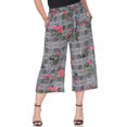thumbnail image 2 of White Mark Women's Plus Size Gaucho Pants, 2 of 3