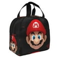thumbnail image 2 of Saiise Mario Print Lunch Box for Men Women Adults Lunch Bag for Office Work Picnic - Reusable Portable Lunchbox, 2 of 8