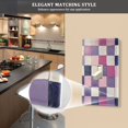 thumbnail image 5 of Yayeee Blank Wall Plate Cover 1-Gang 4.5"x2.7" Home Unused Decorative Outlet, Pink and Purple Plaid Pattern, 5 of 7