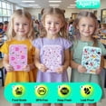 thumbnail image 6 of Bento Kids Lunch Box, 6 Compartments BPA Free Bento Box for Kids, Lunch Containers, Dishwasher Safe Back to School Snack Lunch Box, Ideal Portion Sizes On-the-Go Meal, Ages 3+,School(Pink Patterned), 6 of 6