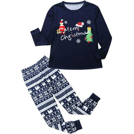 

Sunisery Xmas Family Matching Christmas Pajamas Sets 2PCS Sleepwear Loungewear Homewear Nightwear Mom XL