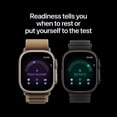 thumbnail image 3 of Apple Watch Ultra 4 GPS + Cellular 49mm Natural Titanium Case with Translucent Gray Ocean Band, 3 of 7