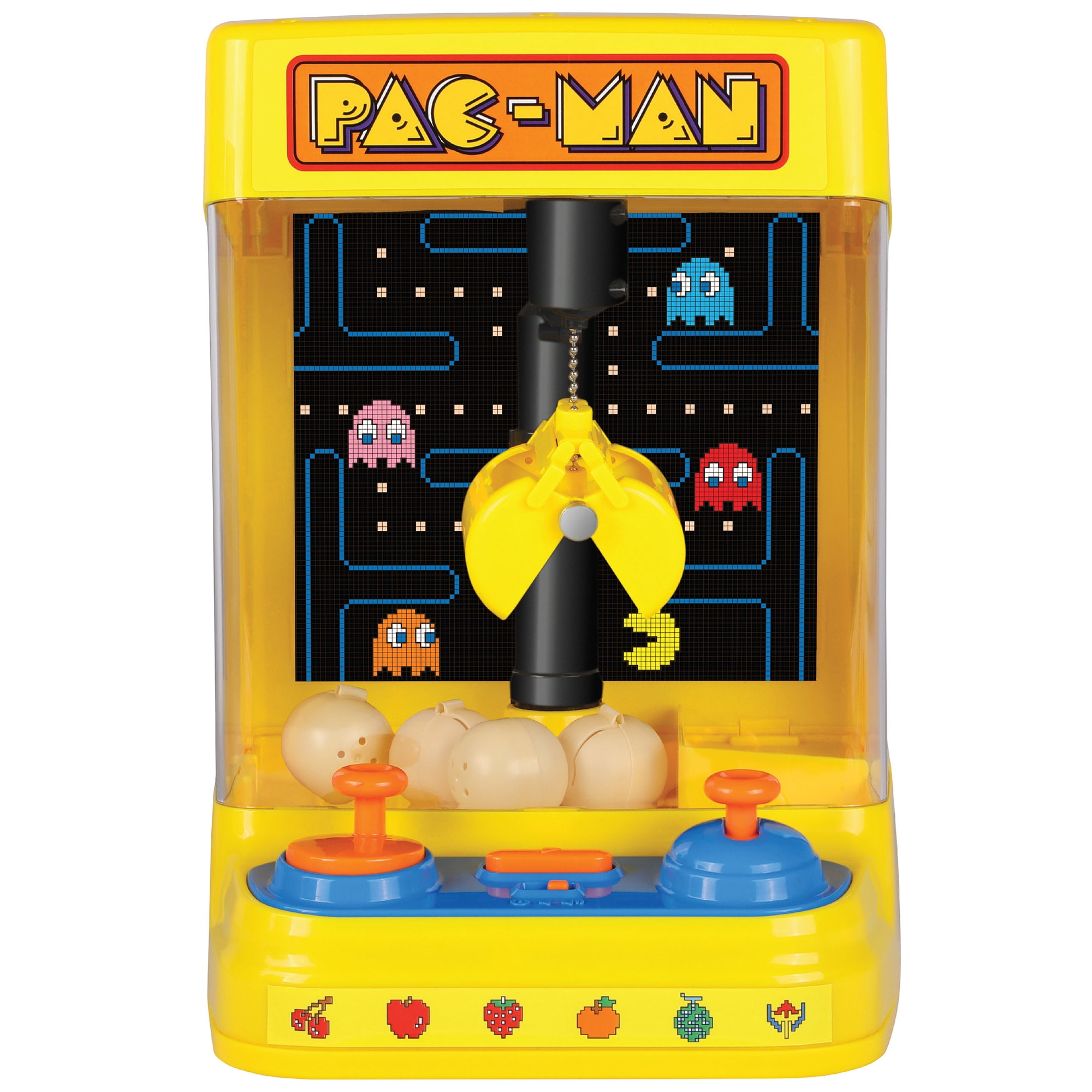 Pac-Man Arcade Claw Crane Core Series, Tabletop Game, Dual Joystick, Licensed Toy, Ages 4+, Multicolor, 1 Piece