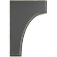 thumbnail image 3 of 5 1/4"W x 4"D x 6"H Clarksville Wood Vintage Decor Bracket, Black, 3 of 6